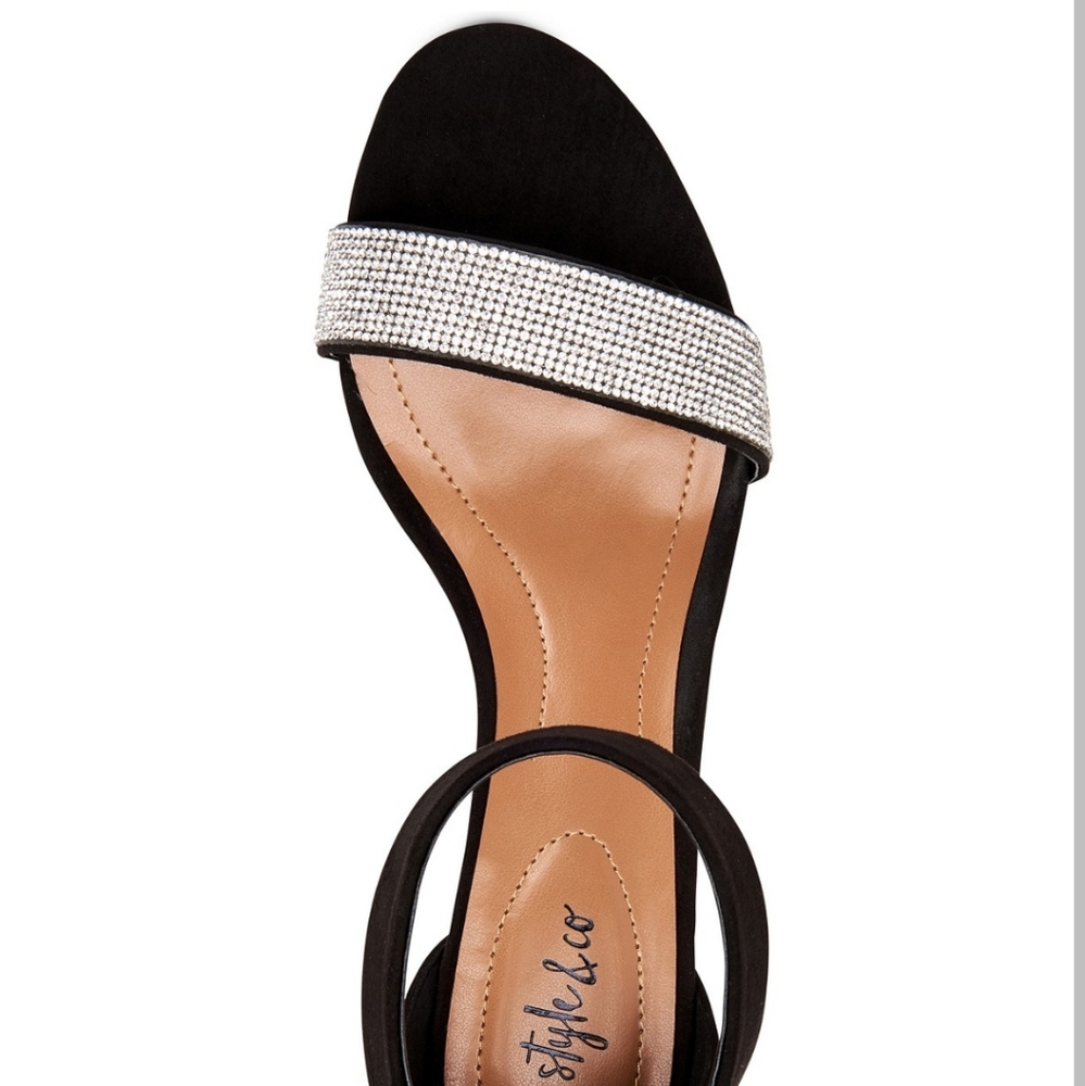 Style & Co Phillys Two-piece Evening Sandals-8 - Picture 4 of 7